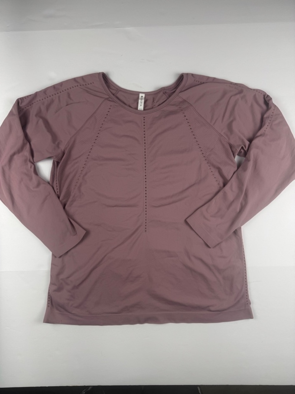 Athleta Foothill Seamless long sleeve top in mauve